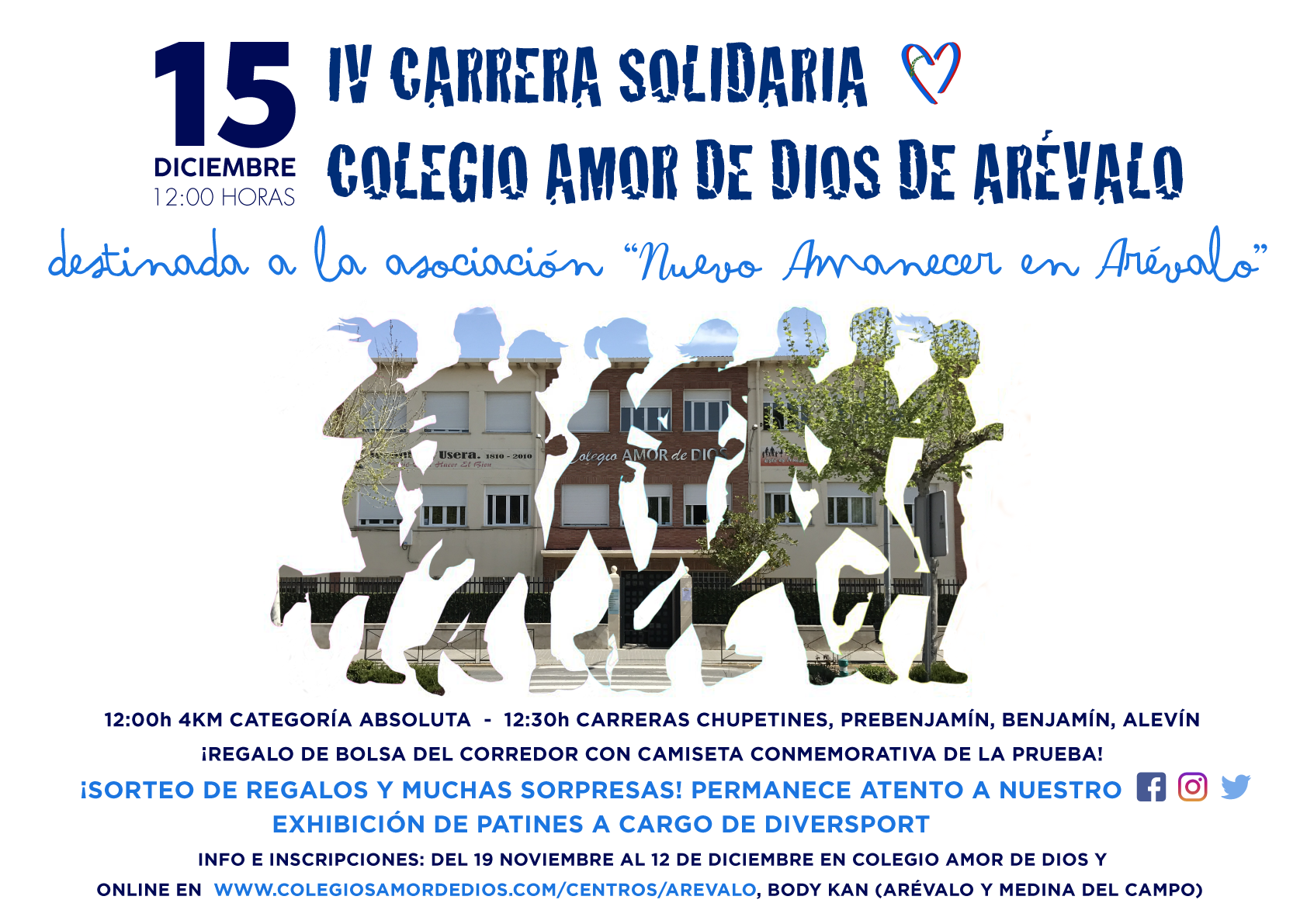 IV Carrera Solidaria Colegio Amor de Dios de Arévalo