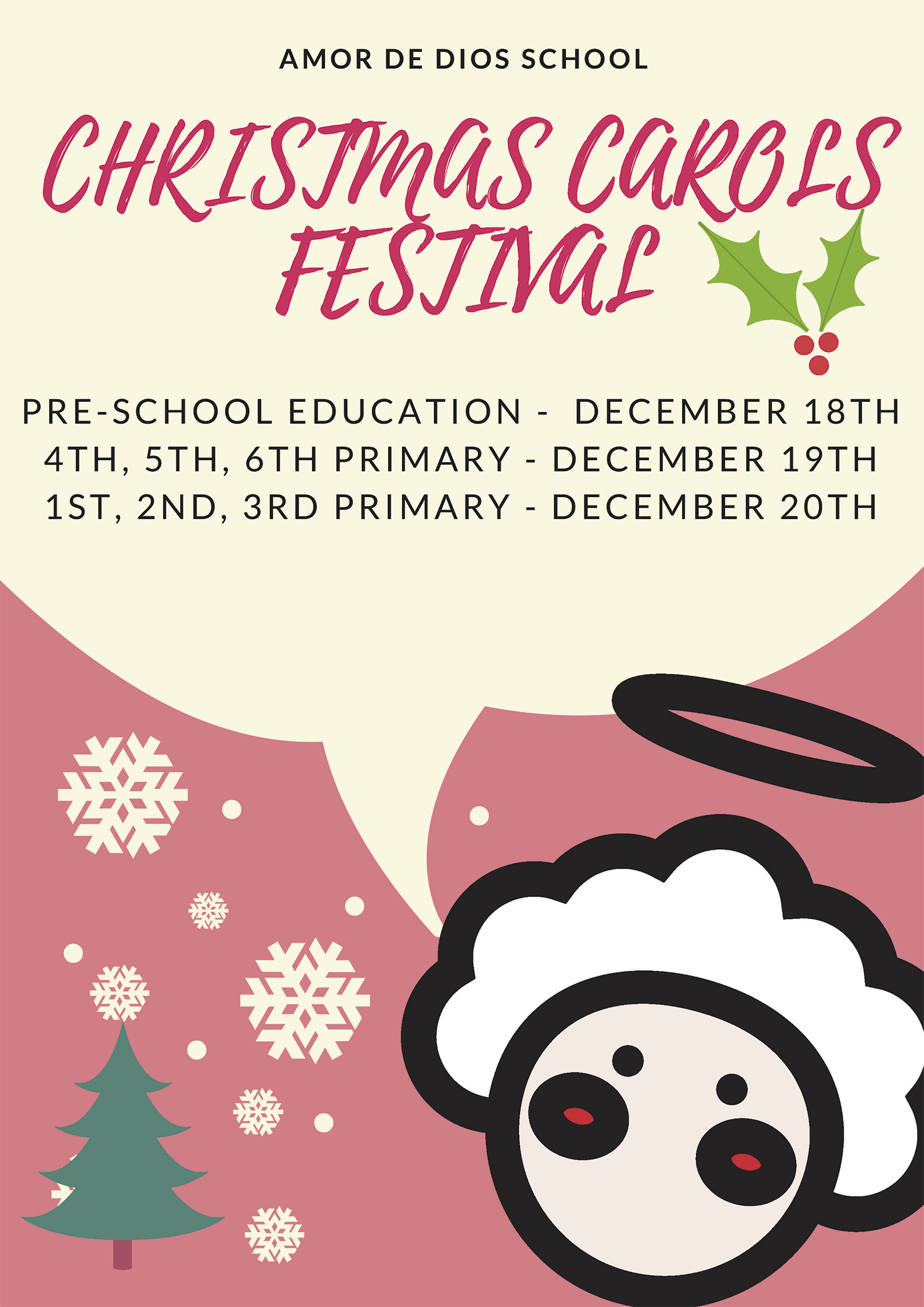 Christmas Carols Festival poster