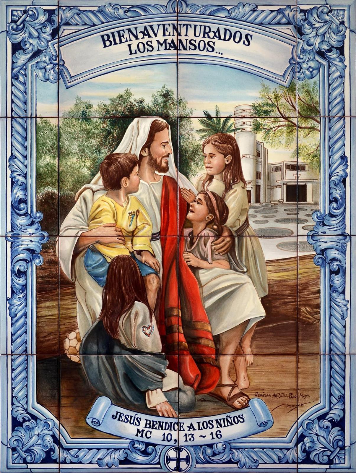 El párroco de San Servando y San Germán regala un mosaico a las Hermanas del Amor de Dios