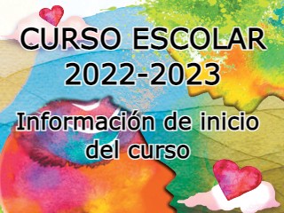 Información de inicio del curso 2022-2023