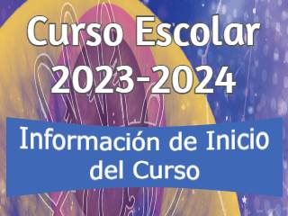 Información de Inicio del curso 2023-2024