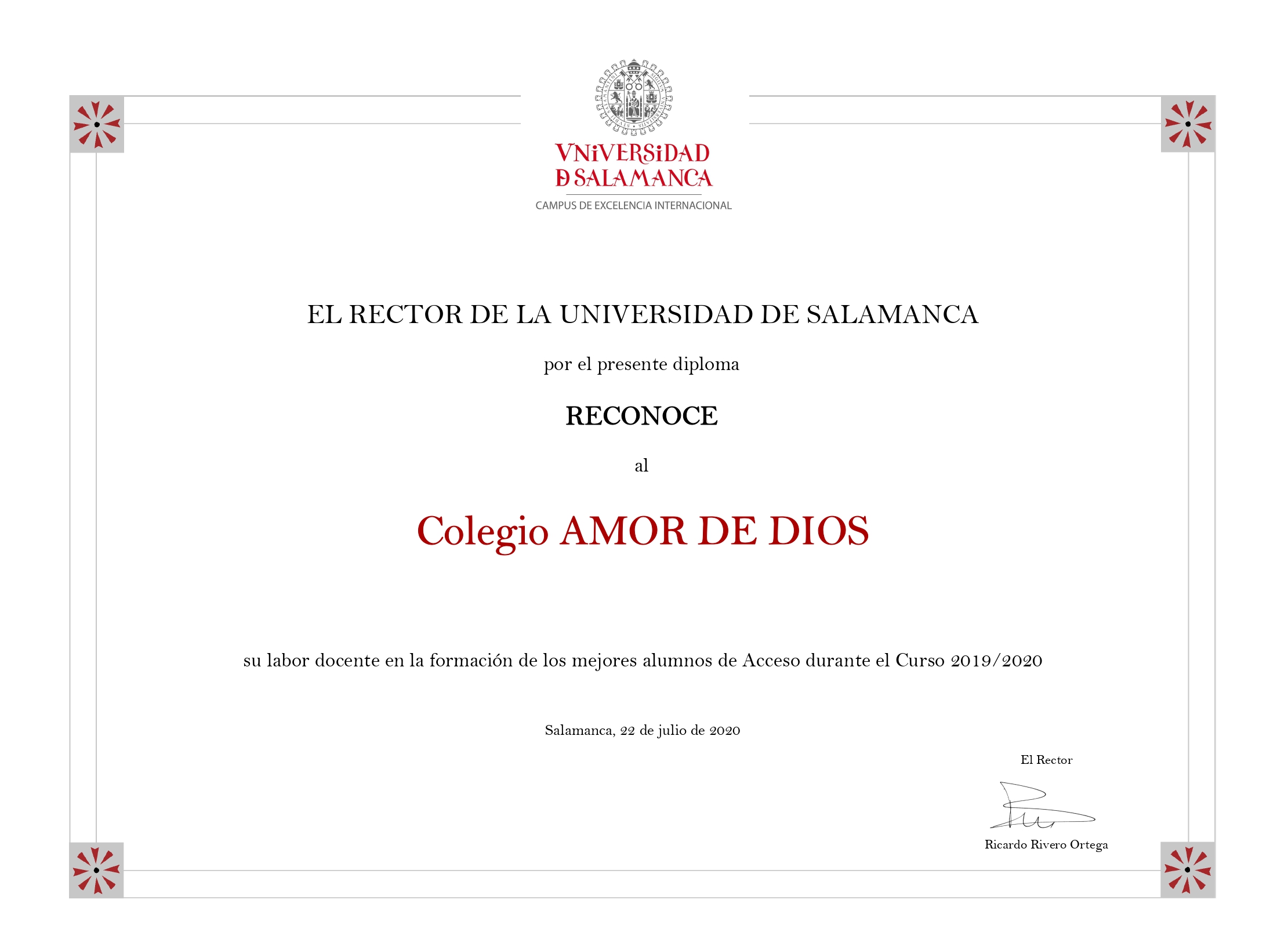 Diploma Bachillerato